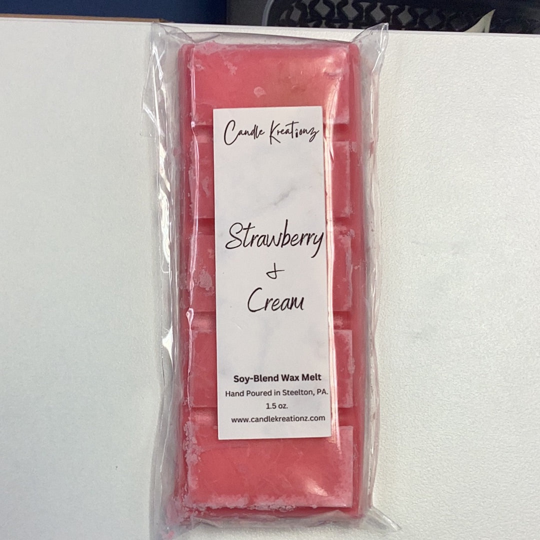 Strawberry + Cream Wax Melt